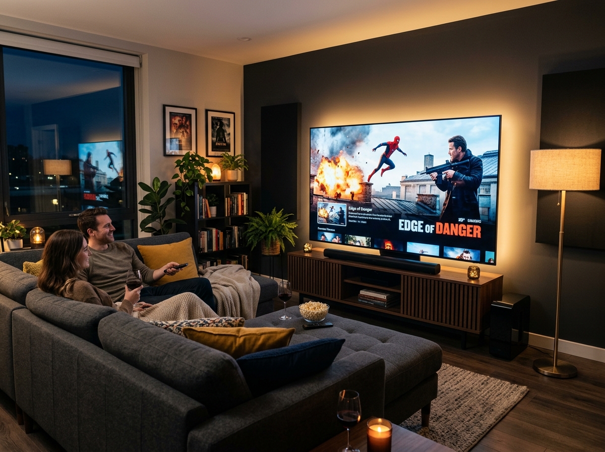 At home